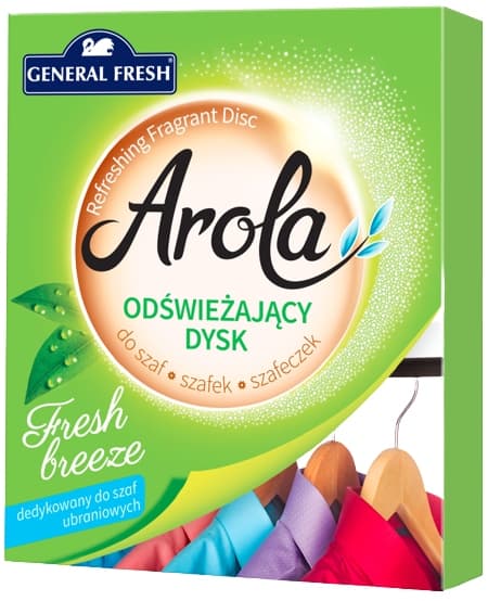 AROLA Fresh Breeze Garderobe Forfriskende Disk Duft 1 stk.