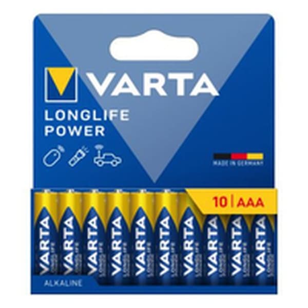 Batterier Varta longlife power 1,5 V AAA LR03 (10 enheder)