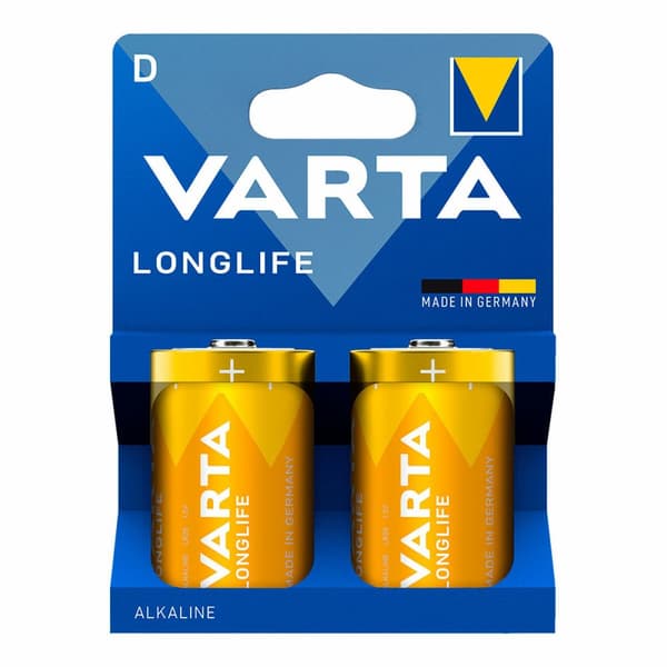 Batterier Varta longlife d - lr20 1,5 V LR20 Type D (2 enheder)