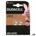Miniatyrbillede 1 af 2: Alkaline knap-cellbatteri DURACELL LR1130 LR54  2 Dele 10 enheder 1,5 V