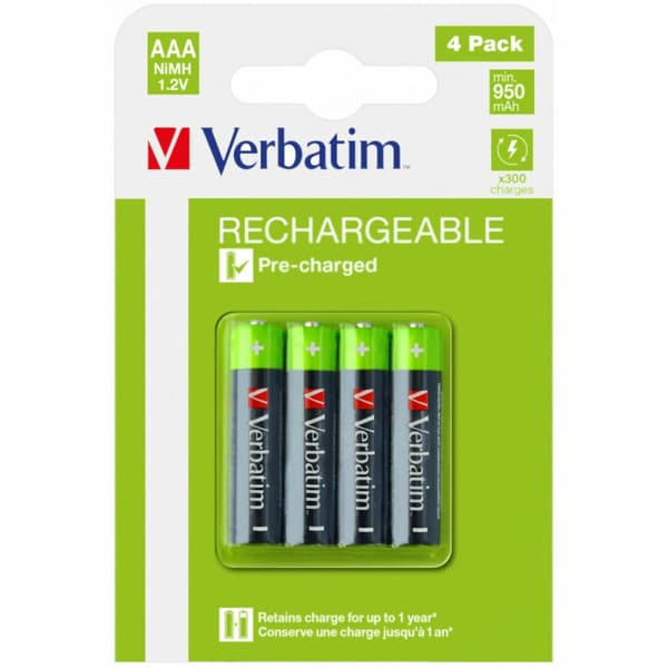 Batterier Verbatim 1,2 V AAA