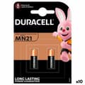 Miniatyrbillede 1 af 2: Alkalinebatterier DURACELL 12 V MN21 (10 enheder)