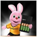 Miniatyrbillede 3 af 6: Oplader + genopladelige batterier DURACELL CEF14 2 x AA + 2 x AAA HR06/HR03 1300 mAh (1 enheder)