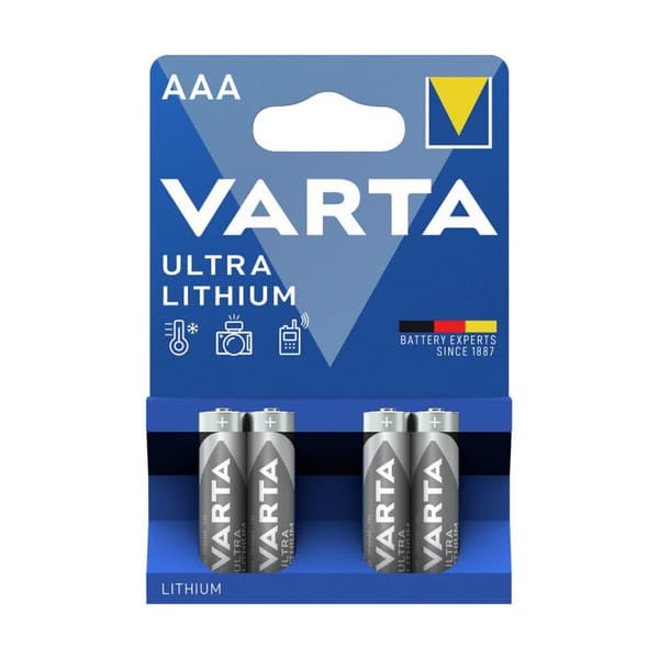 Batterier Varta Ultra Lithium (4 Dele)