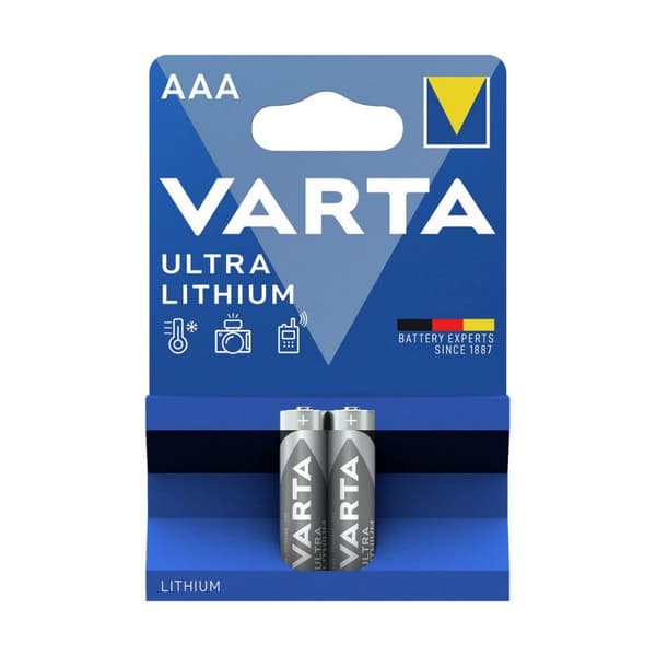 Batterier Varta Ultra Lithium 1,5 V (2 enheder)