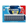 Miniatyrbillede 1 af 4: Batterier Varta High Energy AA 10-pack (10 Dele)