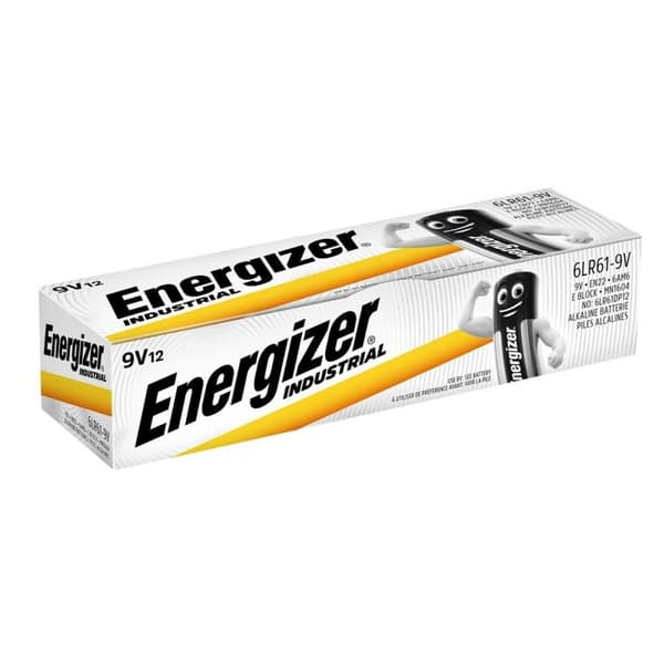 Batterier Energizer LR6 9 V (12 enheder)
