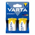 Miniatyrbillede 1 af 2: Batterier Varta energy d 1,5 V Type D (2 enheder)