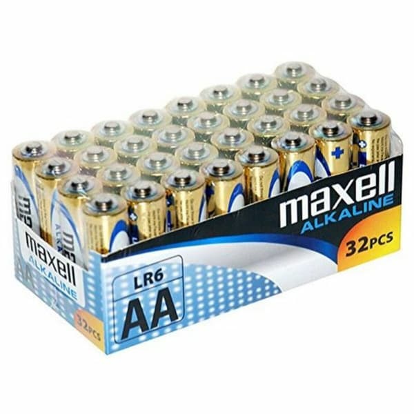 Alkalinebatterier Maxell MX-LR06 AA 32 LR06 AA 1.5V (32 pcs) 1,5 V