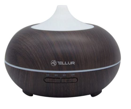 Difuzor Tellur Aromoterapie Wi Fi, maro