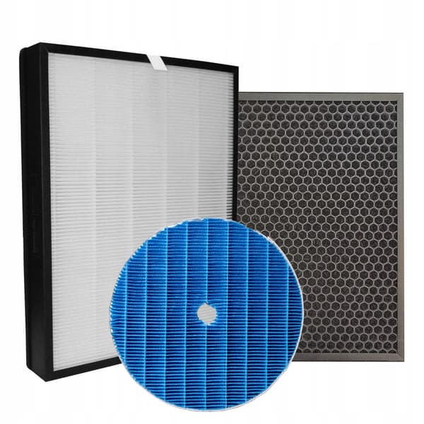 Fullständigt filterset för Philips AC2729 - HEPA-filter FY1410, Kolfilter FY1413 och Fuktgivarfilter FY2425