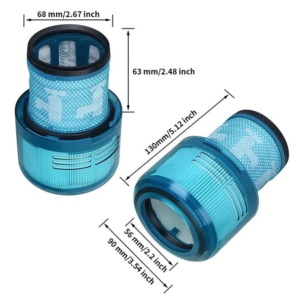 2-Pak - Filter til Dyson V11/V15 – Efterfilter