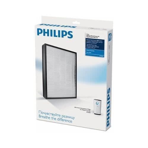 Original NanoProtect HEPA-filter för Philips AC4550, AC4558, AC3256, AC3259 luftrenare - vit