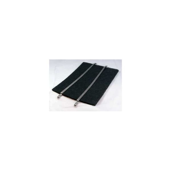 Kolfilter (30,5x22,5cm= + 2 fixeringsstänger (individuellt) för