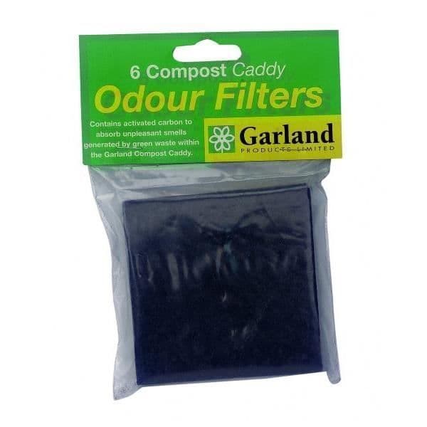 Lot 6 utbytes luktfilter Garland Compost Caddy matåtervinningskärl