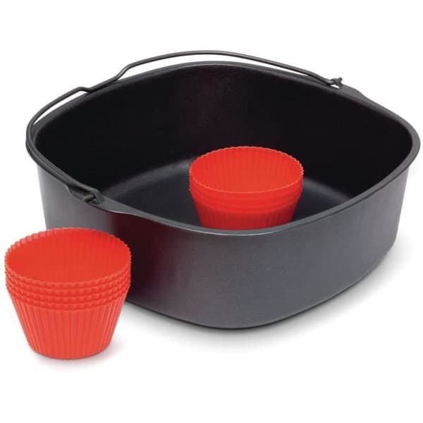 PHILIPS Oliefri Frituregryde Tilbehør - HD9945/01 - Silikone Bagesæt og Muffinforme