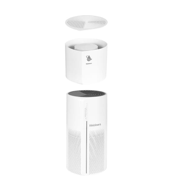Luftrenser WEBBER AP8250 - 55,5x21x19,5cm - HEPA13 - hvid