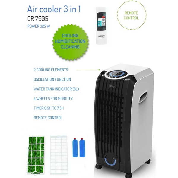 Adler 3in1 Air Conditioner 8L med fjernbetjening