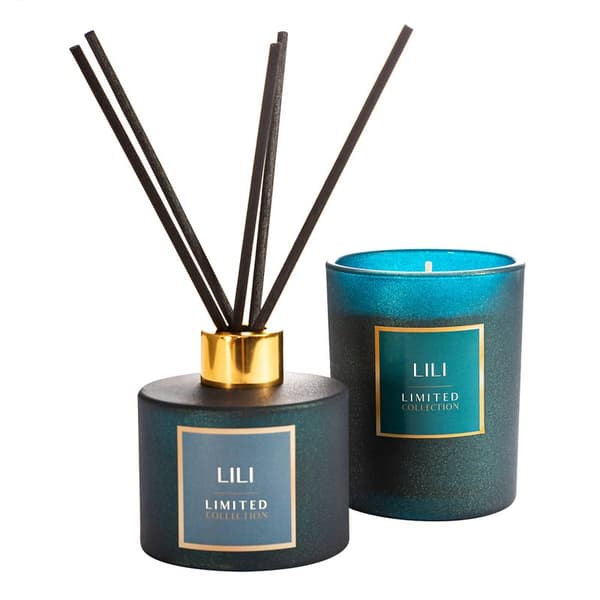 Lili-aromidiffuusori puikoilla Głębie Zieleni 150 ml ilmanraikastaja Eurofirany