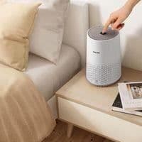 Philips Series 600i luftrenare med HEPA-filter, upp till 99,5 % färre partiklar, upp till 44 m², vit (AC0650/10)