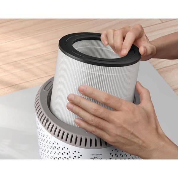 Philips Series 600i luftrenare med HEPA-filter, upp till 99,5 % färre partiklar, upp till 44 m², vit (AC0650/10)