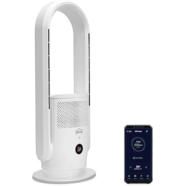 Tower Fläkt - DJIVE - ARC Heater - 3 i 1 - HEPA Filter 14 - 2000 Watt - 25 m² Vit