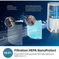 Miniatyrbild 3 av 4: Philips Luftrenare Serien 600, Smart Sensor, Vit AC0651/10
