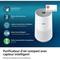 Miniatyrbild 2 av 4: Philips Luftrenare Serien 600, Smart Sensor, Vit AC0651/10