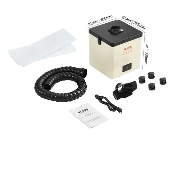 Fume Extractor, 100W Effekt, 240m³/h Luftstrøm,100W