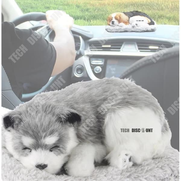TD® Husky Dog Air Purifier Bil Hemmakontor Luftfräschare Luftfuktare Baby Plush Permanent Lukt Neutralizer