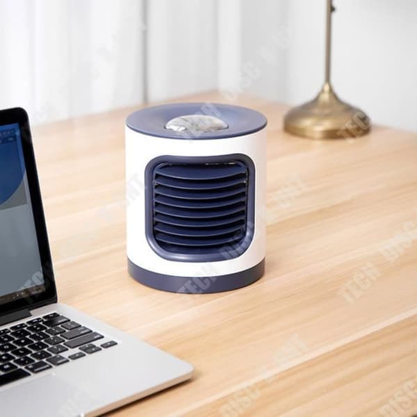 TD® Multifunktionell liten fläkt tyst hemmakontor USB-strömprojektion luftrenare med negativ jon