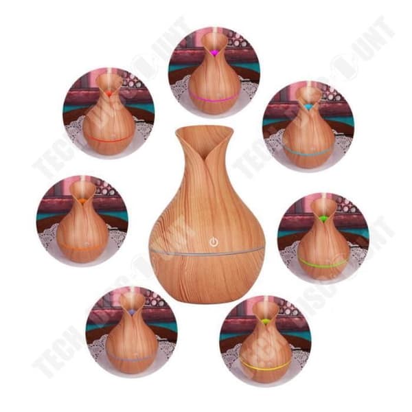 TD® Hushållsluftrenare med stor kapacitet Luftfuktare Vas Eterisk Oil Aroma Diffuser
