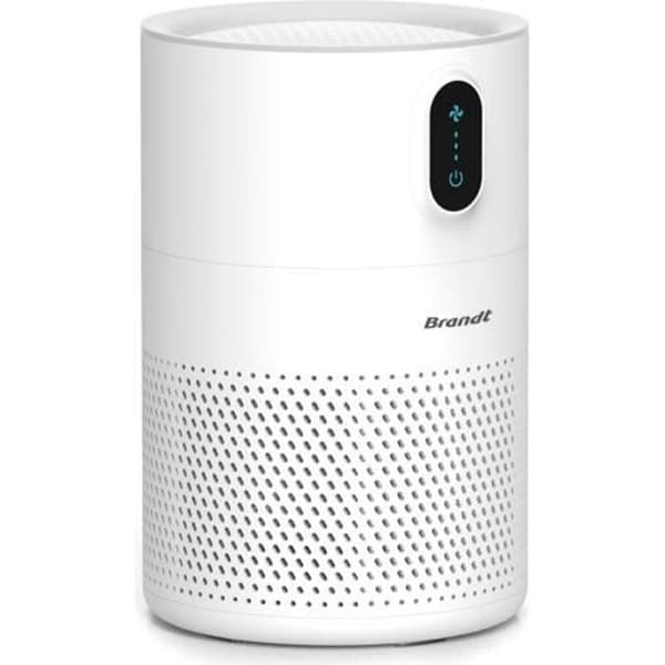 Luftrenare - BRANDT - Fristående - 3-lagers filter - Vit - 120 m3/h