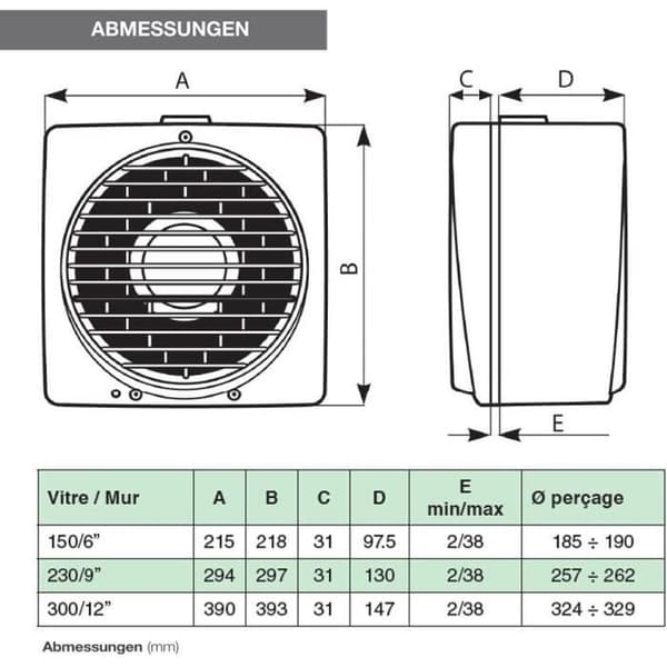 Vortice 12611 1506 P Luftrengörare Vit