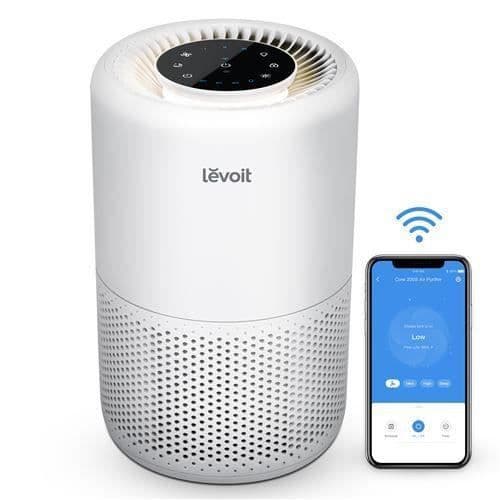 LEVOIT Luftrenare Hem Smart med HEPA, Kompatibel med Alexa och APP, CADR 170 m³/h, 35m², Eliminerar