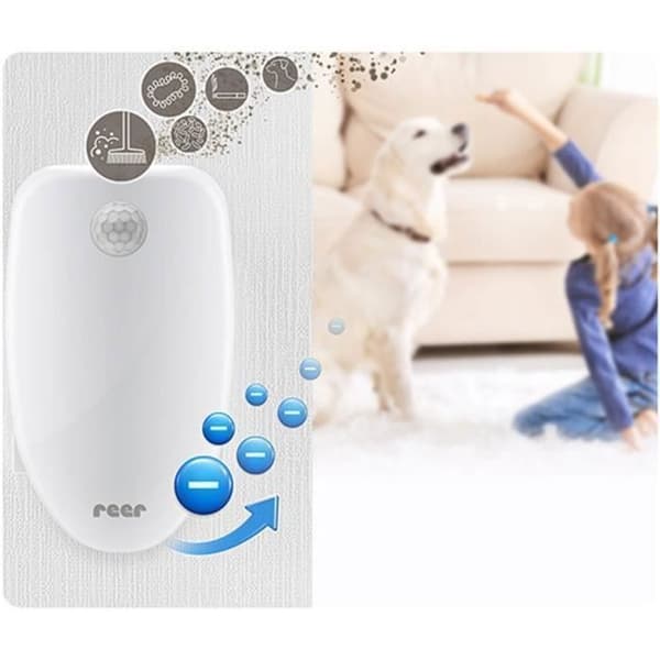 Reer 94010 Ionen Air Purifier renar andningsluften från fint damm, pollen, VOC, lukter, förbättrar temperaturen