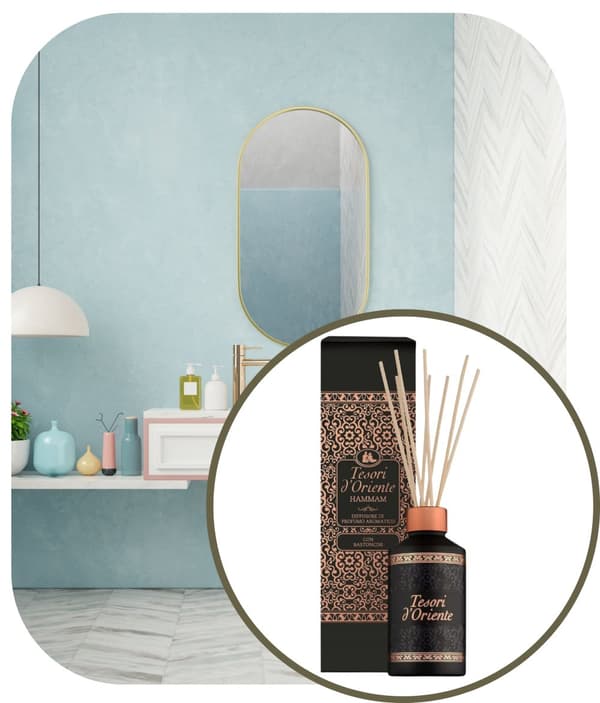 Tesori doftspridare med pinnar 200ml Hammam