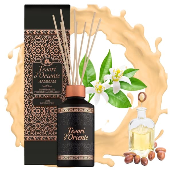Tesori doftspridare med pinnar 200ml Hammam