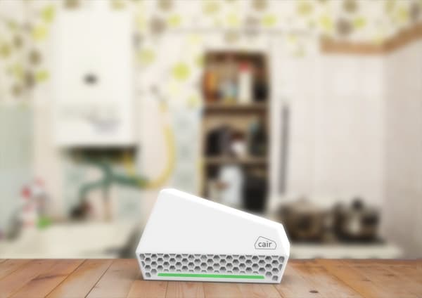 Nuwave Cair - Den smarte luftkvalitetsmonitor - VOC-sensor, partikelsensor, temperatur og fugtighed