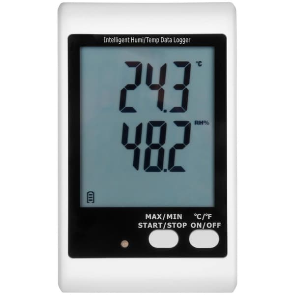 Steinberg Systems Datalogger - LCD-display - temperatur + luftfuktighet