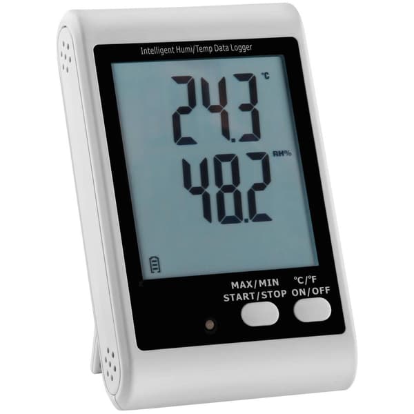 Steinberg Systems Datalogger - LCD-display - temperatur + luftfuktighet