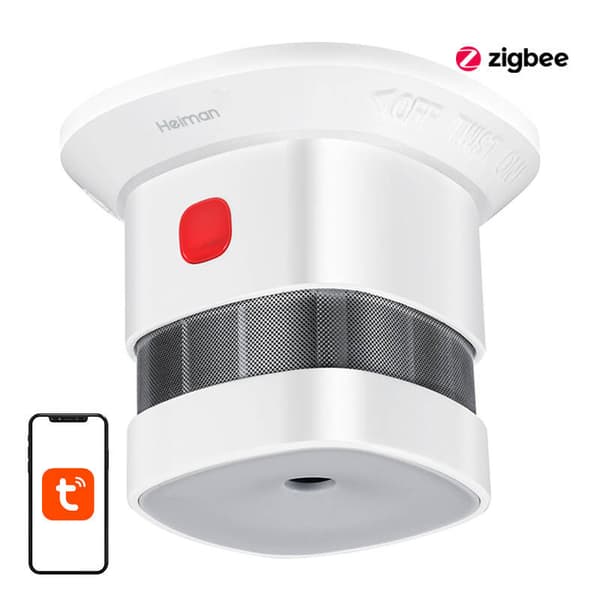 ZigBee Heiman HS1SA-E optisk røykvarsler Tuya