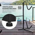 Miniatyrbillede 7 af 9: Kajak Rack, 240x72.5x157 cm, Sort