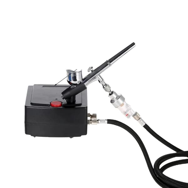 Professionell Airbrush-kit, Högtryckspistol, Kompakt design,220V EU-kontakt