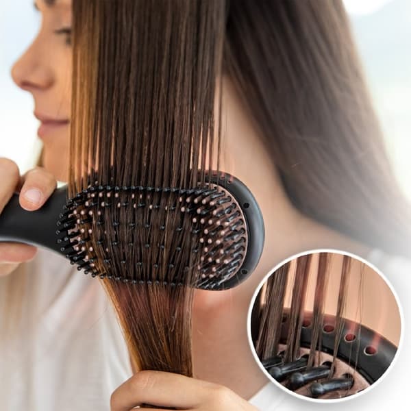 Cecotec Hair straightening brush with hot-air function