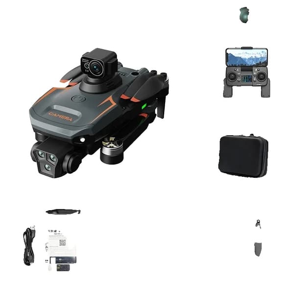 4K Kamera Drone, 100m Fjernbetjeningsområde, 15min Flyvetid,BK 4K OAS 3B