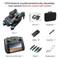 Miniatyrbillede 2 af 2: GPS Kamera Drone, 4K HD Videooptagelse, 40 minutters flyvetid,BK OAS GPS 1B