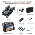 Miniatyrbillede 2 af 2: GPS Kamera Drone, 4K HD Videooptagelse, 40 minutters flyvetid,BK OAS GPS 1B