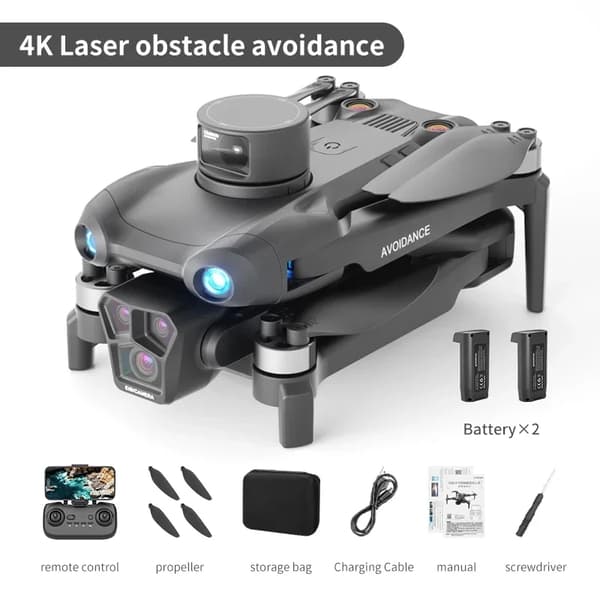 U33 Mini Drone, 4K HD-kamera, GPS-navigering,Laser OAS 3B
