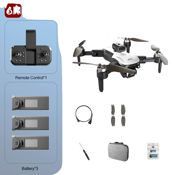 LS-S2S RC Drone, 6K & 4K HD Kamera, 25 Minutters Flyvetid,wh-6k-1b